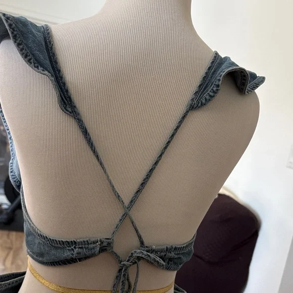 Jean summer romper - Picture 2 of 3